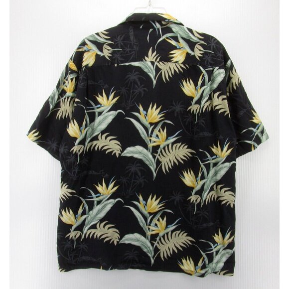 VINTAGE Hilo Hattie Shirt XL Hawaiian Button Down Floral Aloha Pocket - Picture 6 of 10